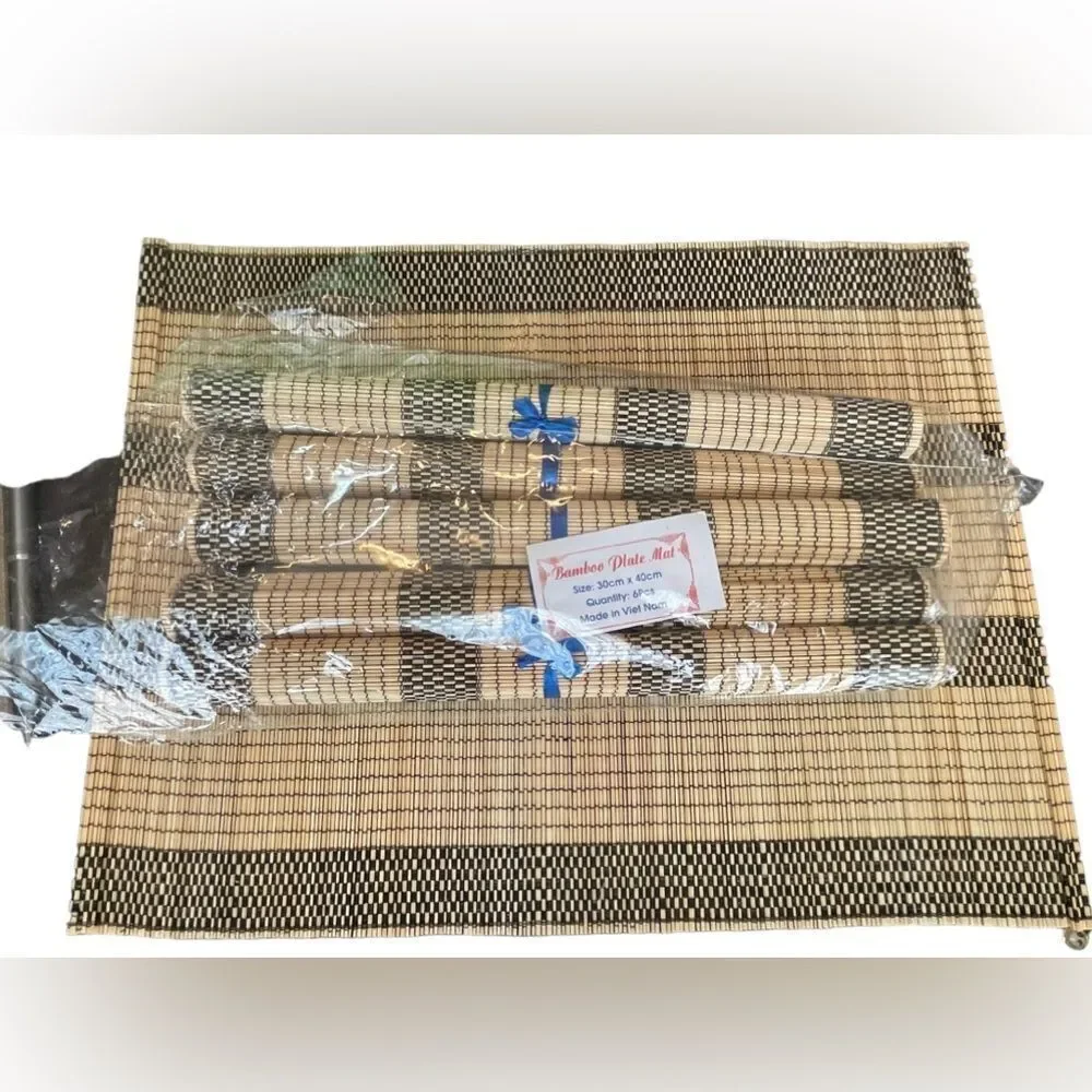 6 PIECE‎ BAMBOO PLACEMAT SET